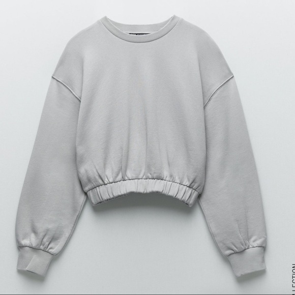 ZARA BNWT Plush Sweatshirt - Picture 4 of 6